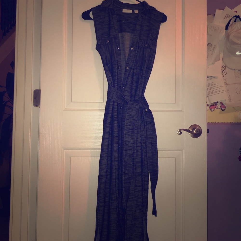 Maxi button dress.